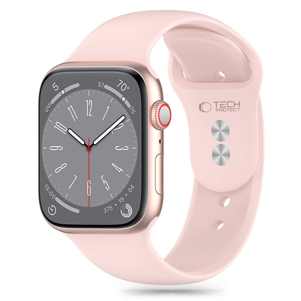 Remen Tech-Protect Silicone za Apple Watch 49mm / 45mm / 44mm / 42mm serije, Roza