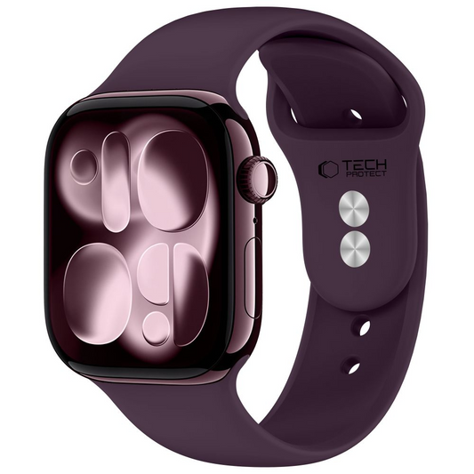 Tech-Protect silikonski remen za Apple Watch 42mm / 41mm / 40mm Series, bordo