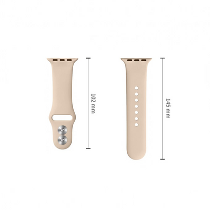 Tech-Protect silikonski remen za Apple Watch 49mm / 46mm / 45mm / 44mm serija, bež