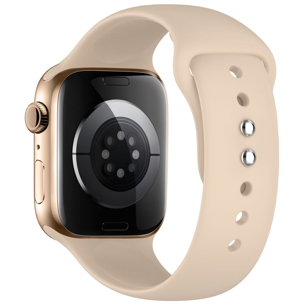 Tech-Protect silikonski remen za Apple Watch 49mm / 46mm / 45mm / 44mm serija, bež