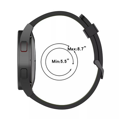 Remen Techsuit W002 za Huawei Watch / Xiaomi Watch seriju, 22mm, Crni