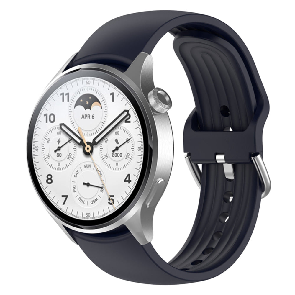 Techsuit W003 remen za Huawei Watch / Xiaomi Watch seriju, 22mm, tamnoplav