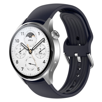 Techsuit W003 remen za Huawei Watch / Xiaomi Watch seriju, 22mm, tamnoplav