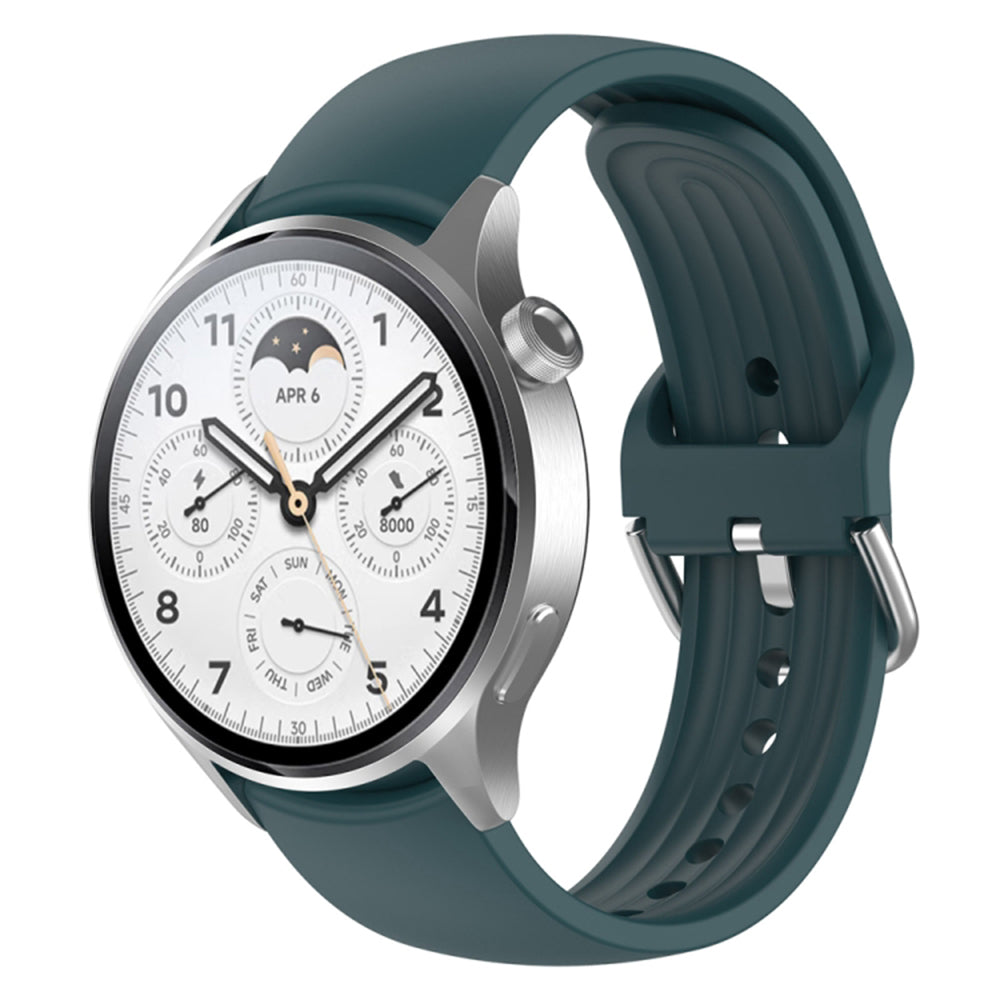 Techsuit W003 remen za Huawei Watch / Xiaomi Watch seriju, 22mm, Zelena