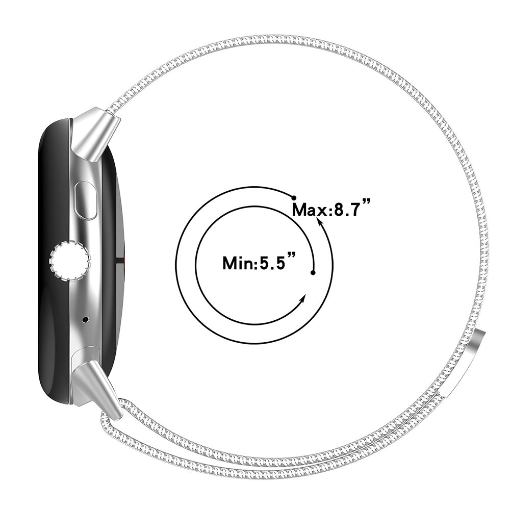 Curea Techsuit W009 za Google Pixel Watch 4 45mm, Crna