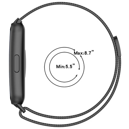Curea Techsuit W009 za Huawei Band 11 / 11 Pro, Srebrna