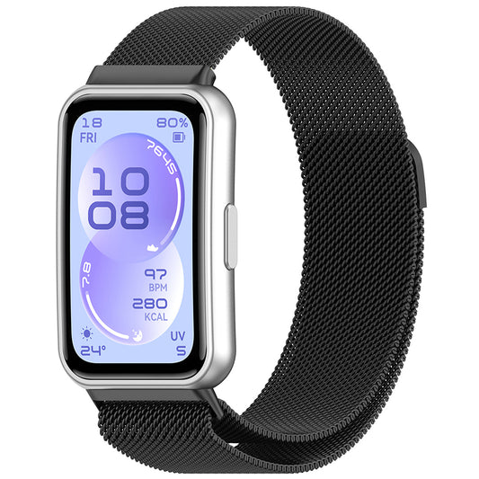Curea Techsuit W009 za Huawei Band 11 / 11 Pro, Crna