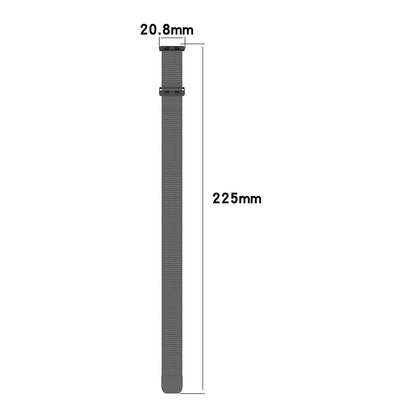 Curea Techsuit W009 za Huawei Band 11 / 11 Pro, Crna