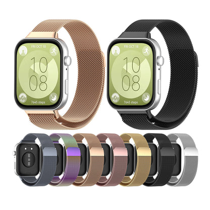 Remen Techsuit W009 za Huawei Watch Fit 4 Pro / Watch Fit 4 / Watch Fit 3, Crni