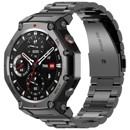 Remen Techsuit W010 za Amazfit T-Rex 3, Crni