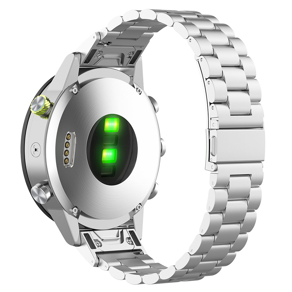 Remen Techsuit W010 za Garmin Watch Fenix / Forerunner seriju, 22mm, Srebrni