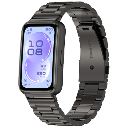 Curea Techsuit W010 za Huawei Band 11 / 11 Pro, Crna