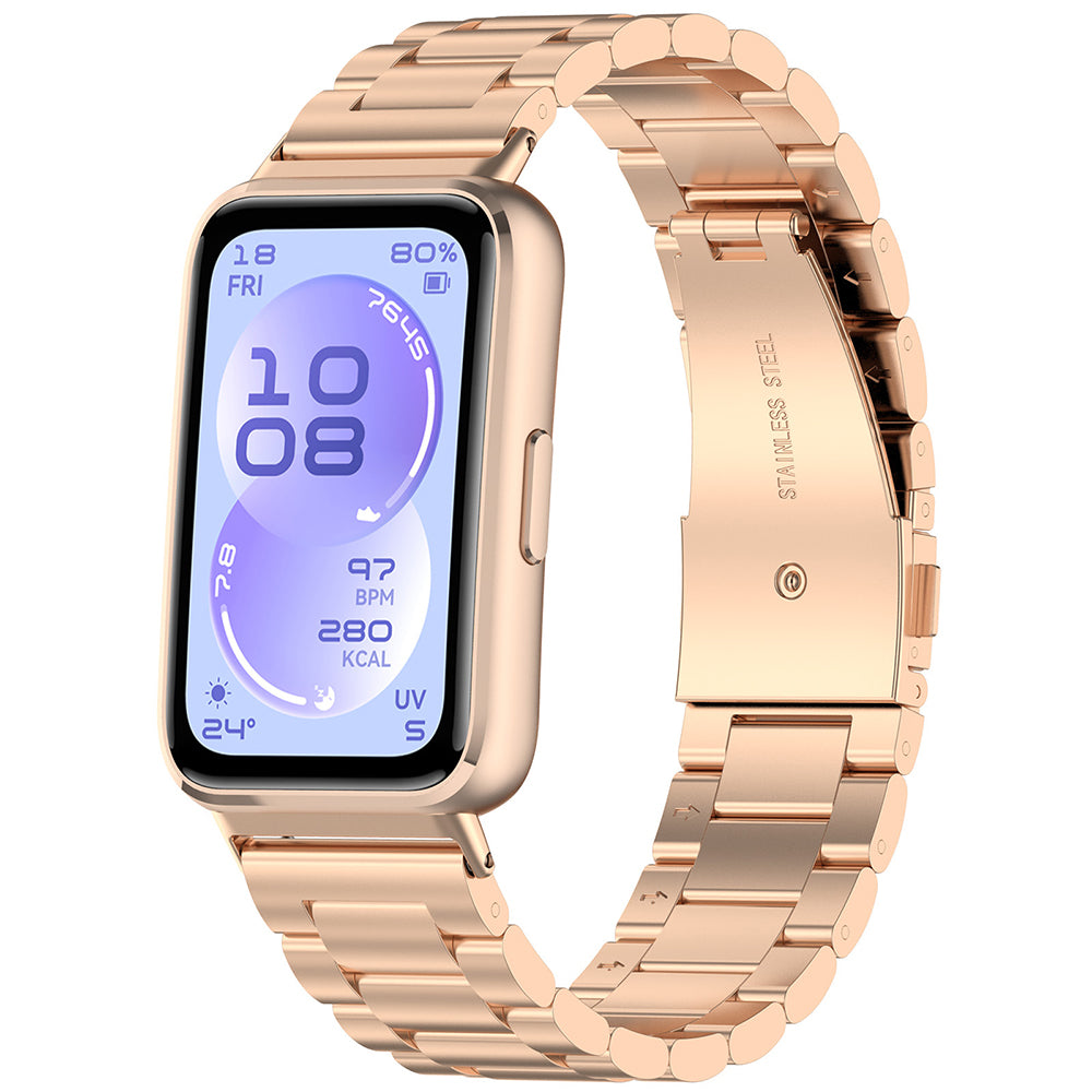 Remen Techsuit W010 za Huawei Band 11 / 11 Pro, Roza