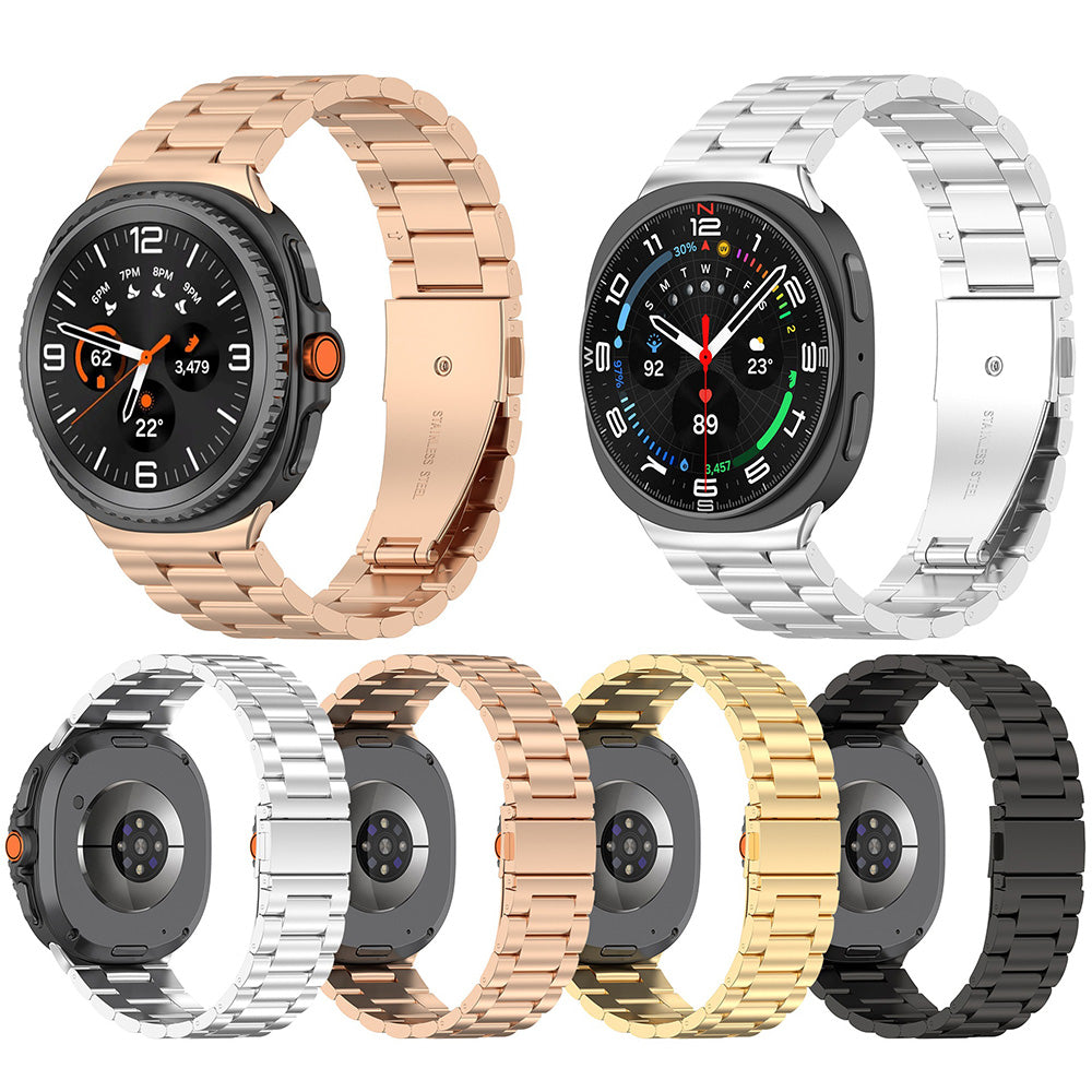Remen Techsuit W010 za Samsung Galaxy Watch 8 Classic / Watch8 44mm / Watch 8 40mm, Crni