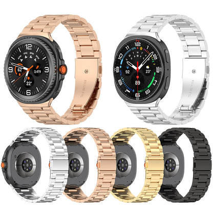 Remen Techsuit W010 za Samsung Galaxy Watch 8 Classic / Watch8 44mm / Watch 8 40mm, Crni