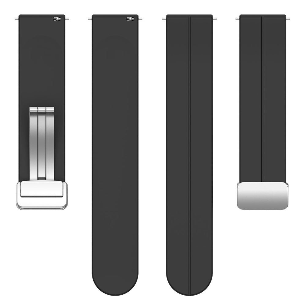 Techsuit W011 remen za Huawei Watch / Xiaomi Watch serije, 22mm, Crni