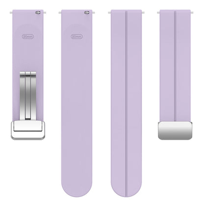 Remen Techsuit W011 za Samsung Galaxy Watch / Huawei Watch Series, 20mm, Ljubičasti