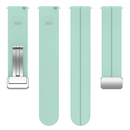 Techsuit W011 remen za Samsung Galaxy Watch / Huawei Watch Series, 20mm, Zelena