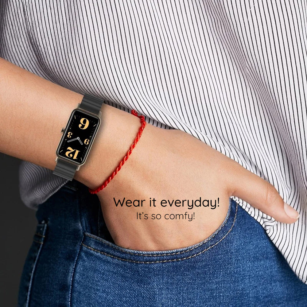 Remen Techsuit W012 za Garmin Watch Fenix / Forerunner Series, 22mm, Crni