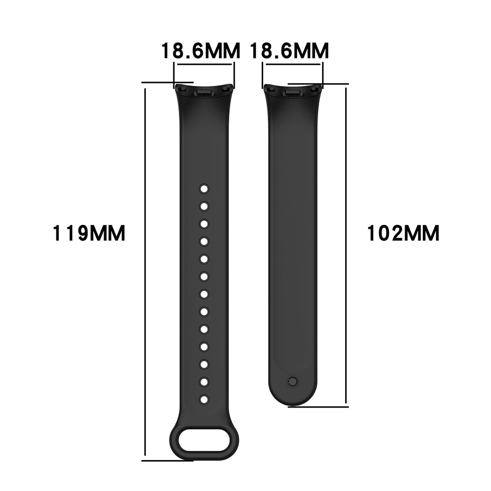 Techsuit remen W014 za Xiaomi Smart Band 10 / 9 / 8, Svijetloplava