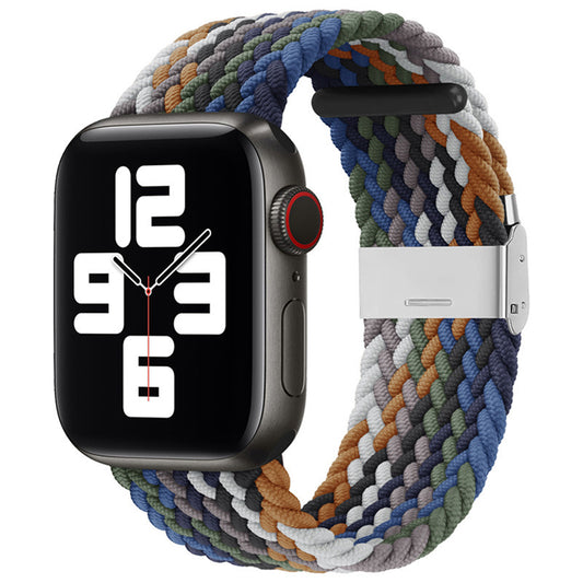 Remen Techsuit W032 za Apple Watch 49mm / 46mm / 45mm / 44mm / 42mm serije, Višebojno Zelen.
