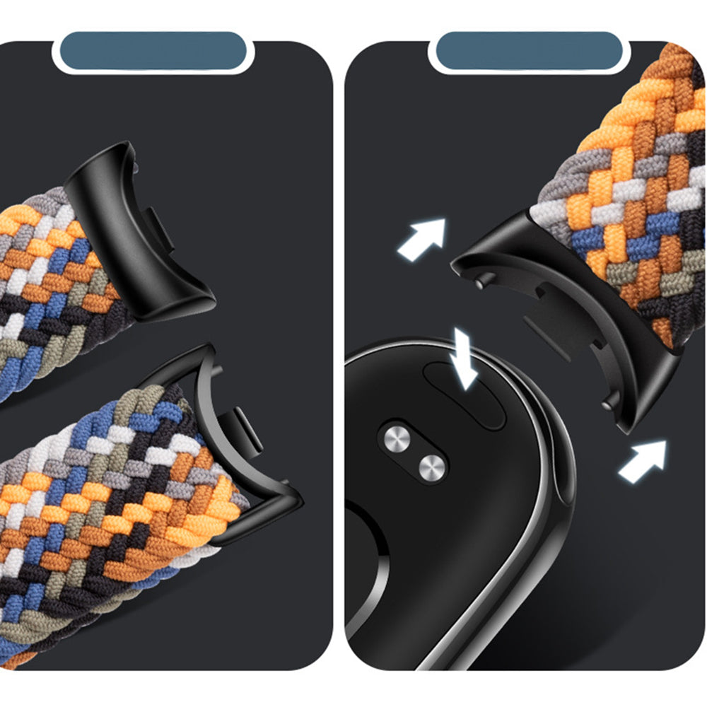 Remen Techsuit W032 za Xiaomi Smart Band 9 / 8, Roza