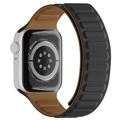 Remen Techsuit W035 za Apple Watch 49mm / 46mm / 45mm / 44mm / 42mm serije, Crni