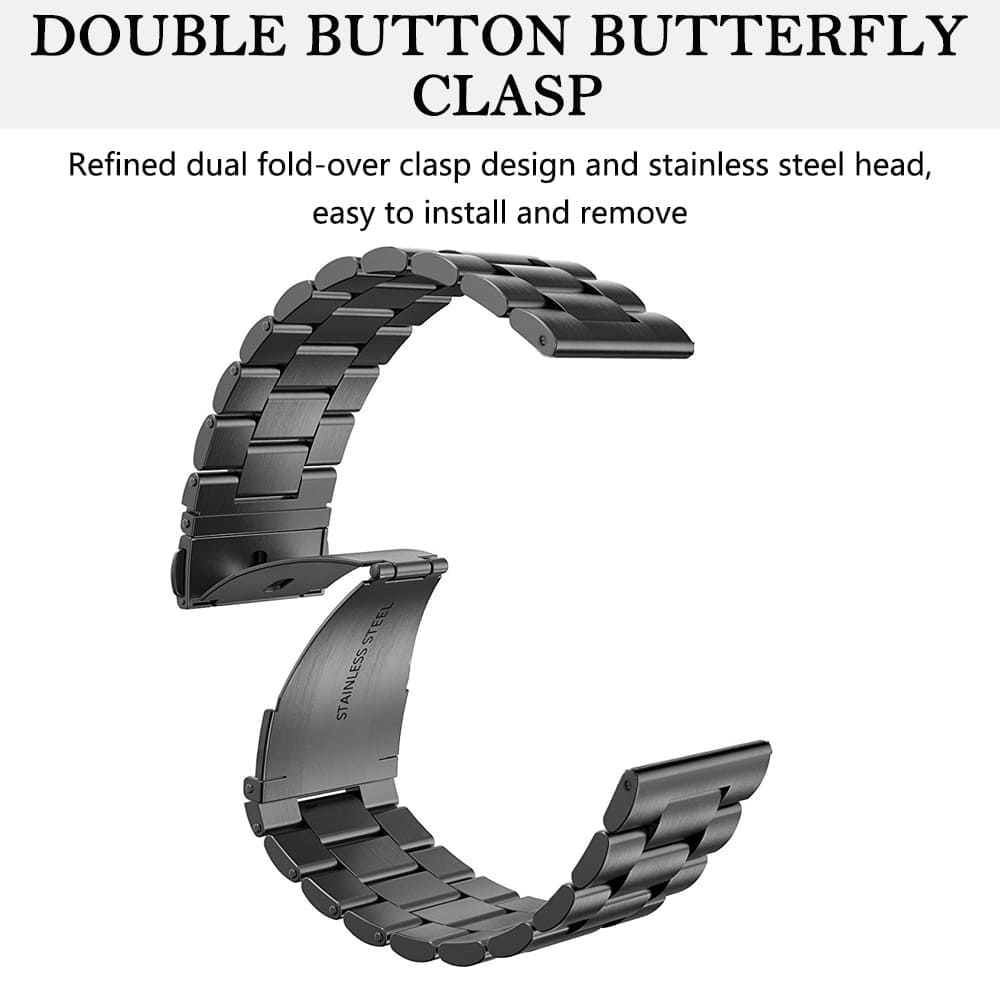 Remen Techsuit W036 za Apple Watch 42mm / 41mm / 40mm / 38mm seriju, Crni