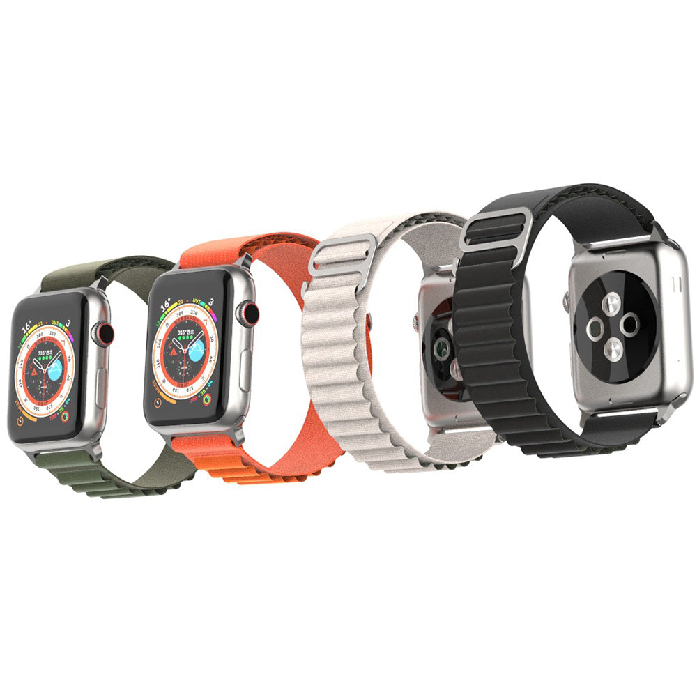 Techsuit W037 remen za Apple Watch 42mm / 41mm / 40mm / 38mm seriju, Bijela