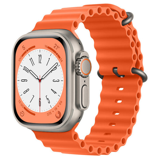 Techsuit remen W038 za Apple Watch 49mm / 46mm / 45mm / 44mm / 42mm Series, Narančasta