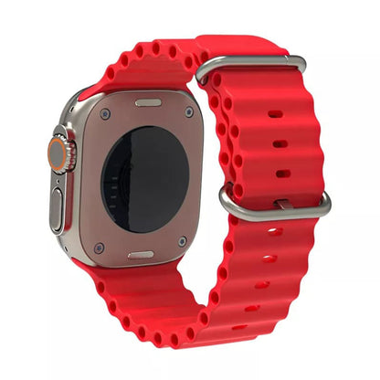 Remen Techsuit W038 za Apple Watch 42mm / 41mm / 40mm / 38mm seriju, Tamno crvena