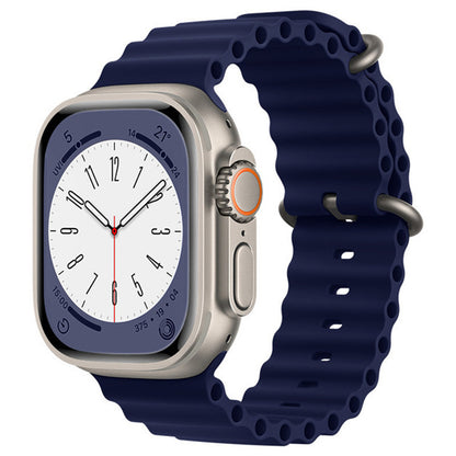 Techsuit remen W038 za Apple Watch 49mm / 46mm / 45mm / 44mm / 42mm Series, Tamnoplava