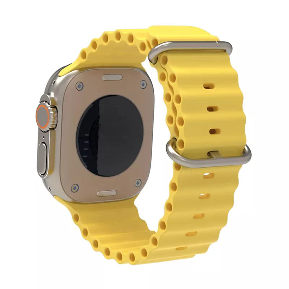 Remen Techsuit W038 za Apple Watch 49mm / 46mm / 45mm / 44mm / 42mm serije, Žuti