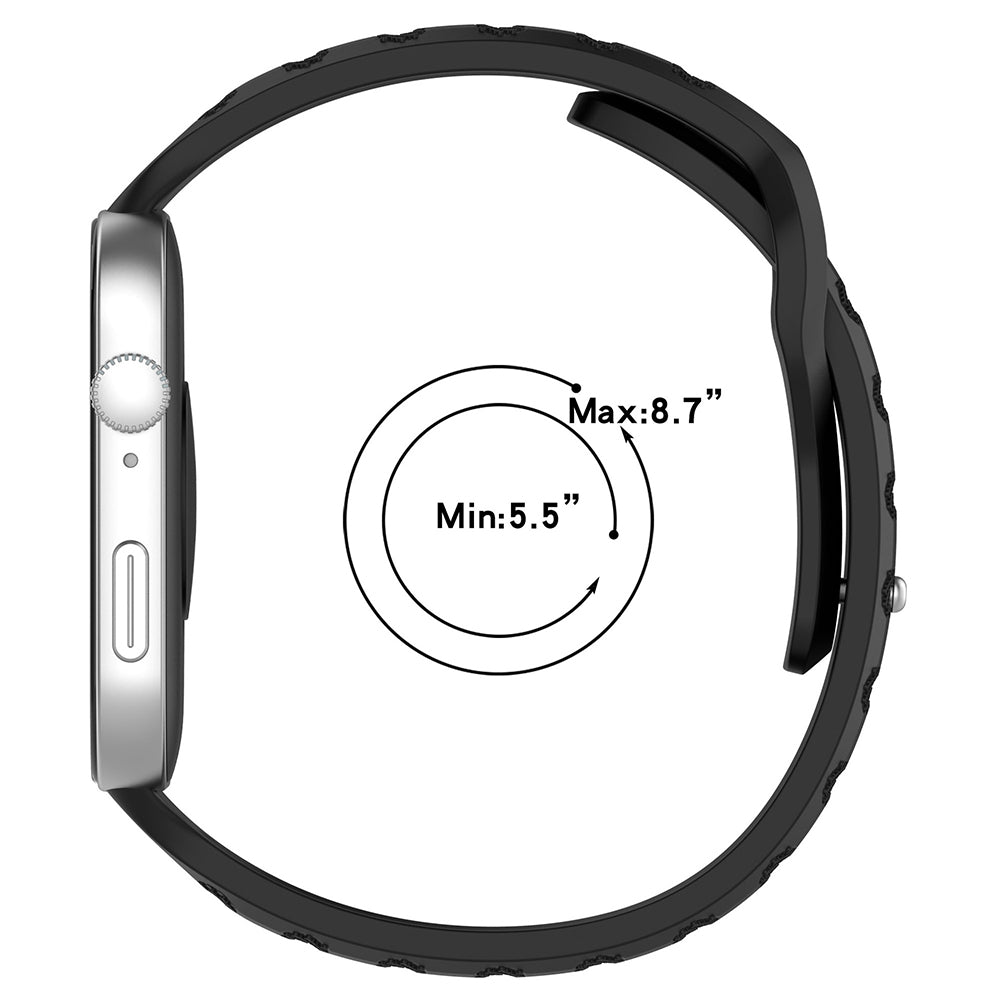 Techsuit W050 remen za Huawei Watch Fit 5 Pro / Fit 5 / Fit 4 Pro / Fit 4 / Fit 3, Bordo