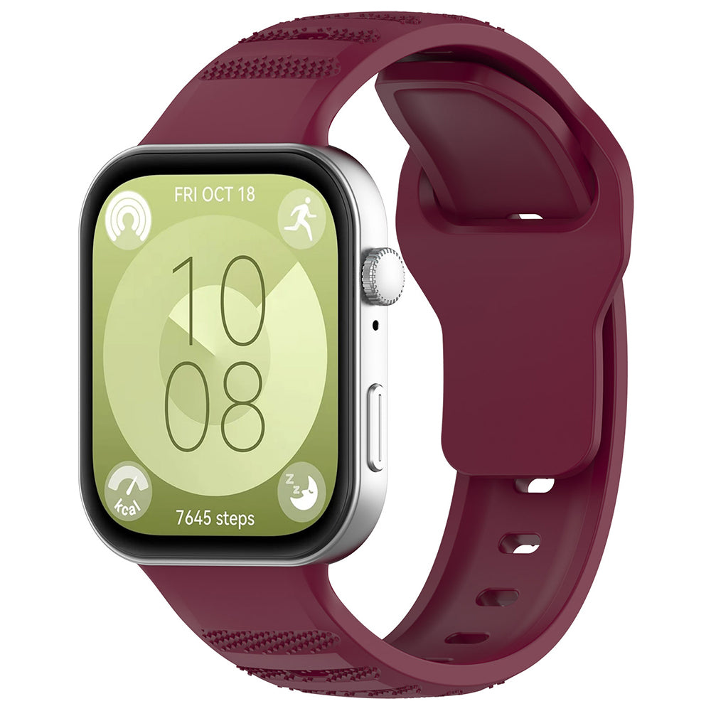 Techsuit W050 remen za Huawei Watch Fit 5 Pro / Fit 5 / Fit 4 Pro / Fit 4 / Fit 3, Bordo