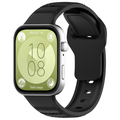 Remen Techsuit W050 za Huawei Watch Fit 4 Pro / Watch Fit 4 / Watch Fit 3, Crni