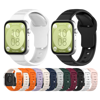 Remen Techsuit W050 za Huawei Watch Fit 4 Pro / Watch Fit 4 / Watch Fit 3, Crni