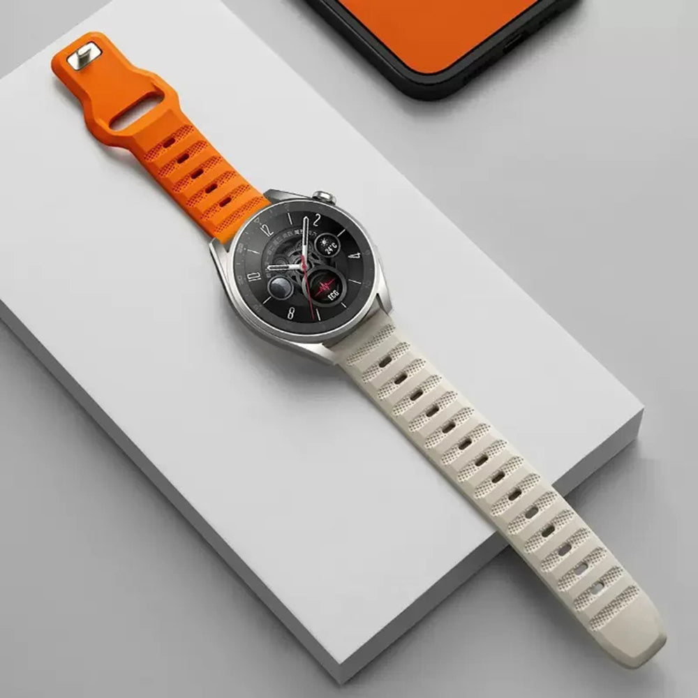 Remen Techsuit W050 za Huawei Watch / Xiaomi Watch Series, 22mm, Narančasti