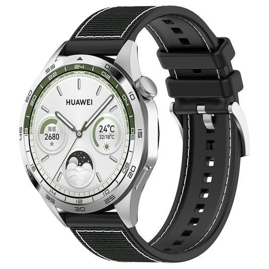Remen Techsuit W051 za Huawei Watch / Xiaomi Watch Series, 22mm, Crni