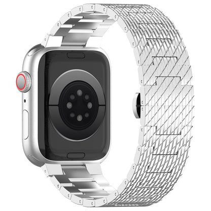 Remen Techsuit W052 za Apple Watch 49mm / 46mm / 45mm / 44mm / 42mm serije, Srebrni