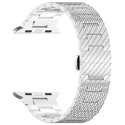 Remen Techsuit W052 za Apple Watch 49mm / 46mm / 45mm / 44mm / 42mm serije, Srebrni
