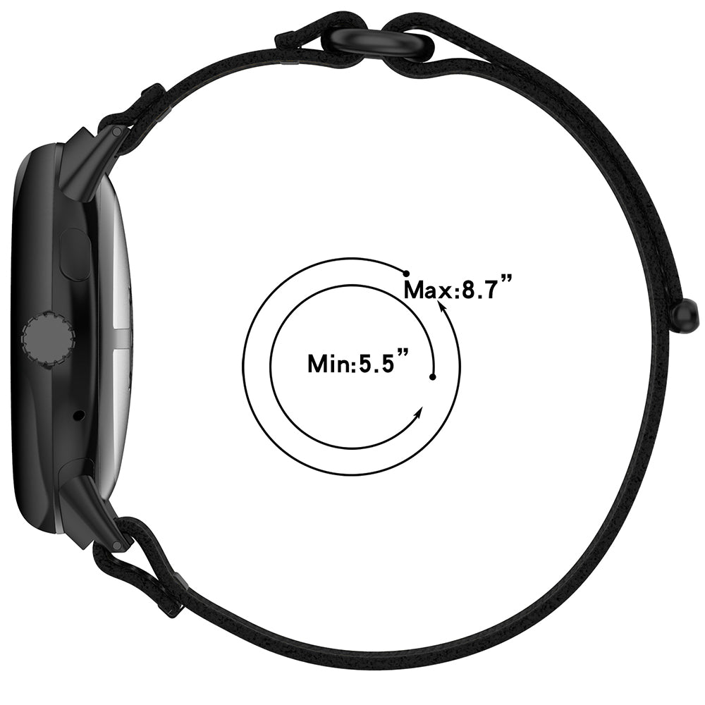 Remen Techsuit W054 za Google Pixel Watch 4 45mm, Crni