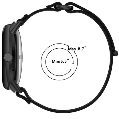 Remen Techsuit W054 za Google Pixel Watch 4 45mm, Crni