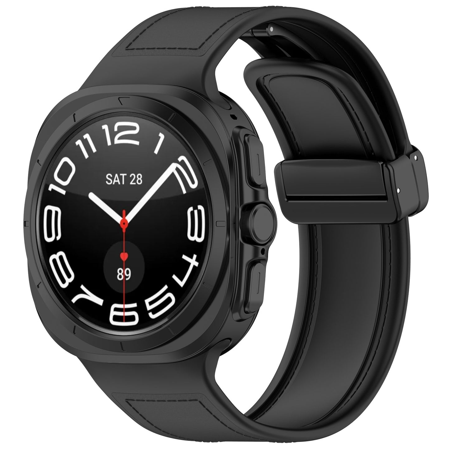 Techsuit W056 remen za Samsung Galaxy Watch Ultra, Crni