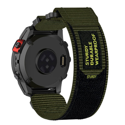 Curea Techsuit W057 za Garmin Instinct / Approach / Fenix seriju satova, 20mm, Zelena