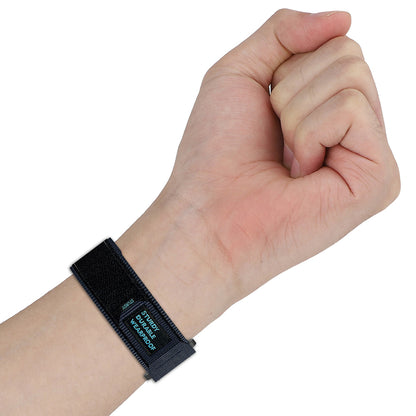 Remen Techsuit W057 za Garmin Watch Fenix / Forerunner Series, 22mm, Crni