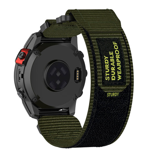 Curea Techsuit W057 za Garmin Watch Fenix / Forerunner Series, 22mm, Zelena
