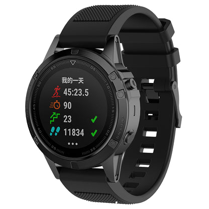 Remen Techsuit W058 za Garmin Instinct / Approach / Fenix seriju satova, 20mm, Crni