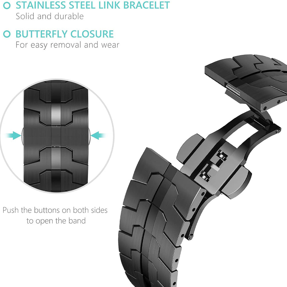 Remen Techsuit W063 za Apple Watch 49mm / 46mm / 45mm / 44mm / 42mm serije, Narančasti