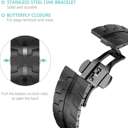 Remen Techsuit W063 za Apple Watch 49mm / 46mm / 45mm / 44mm / 42mm serije, Narančasti